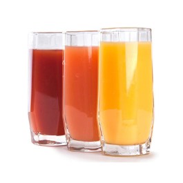 Juices in assortment