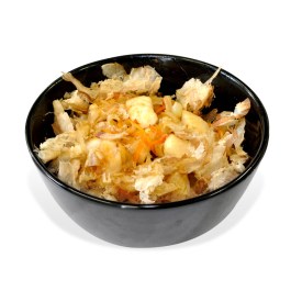 Udon noodles with perch