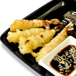 Tempura with shrimps