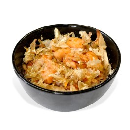 Udon noodles with salmon